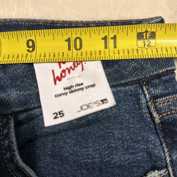 NWT JOE'S Jeans Honey Women's Hi Rise Curvy Skinny Crop Distressed in Boketto - Picture 8 of 13